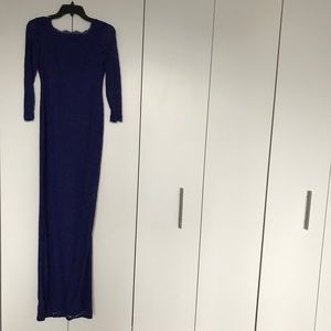 Long Sleeve Lace Gown